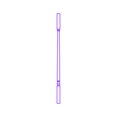 Buildings Balusters Spindles Colonial Square Top Laser Cut Svg File, Free Vectors File